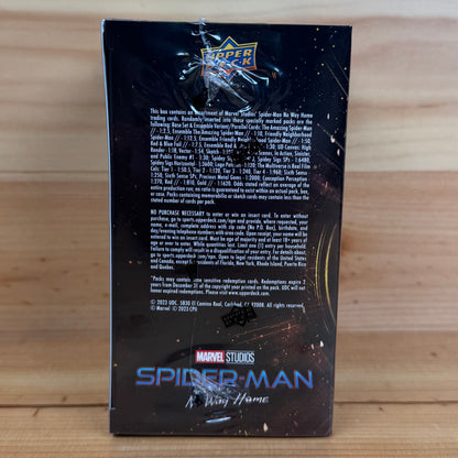 2023 Upper Deck Spider Man No Way Home Sealed Blaster Box