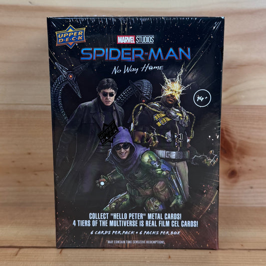 2023 Upper Deck Spider Man No Way Home Sealed Blaster Box