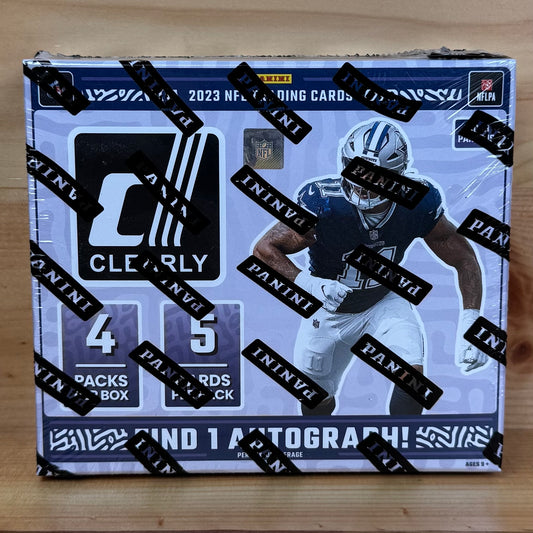 2023 Panini Clearly Donruss Football Sealed Hobby Box